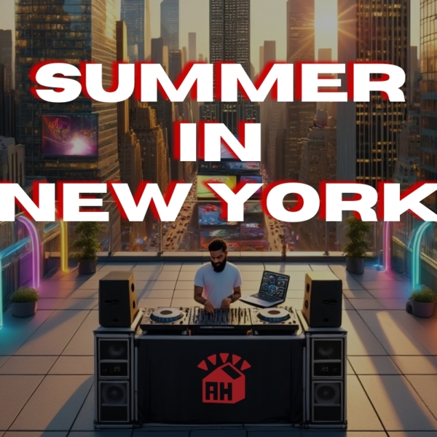 AH Summer In NY Mix Album Cover (1200 X 800 Px)